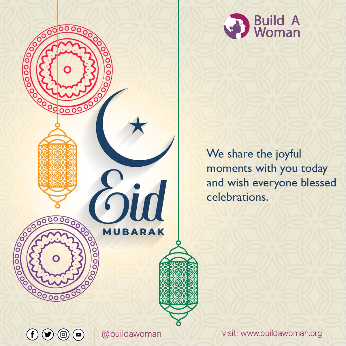BuildWoman's tweet photo. Wishing everyone who is celebrating a happy and blessed Eid! 
May this special day bring joy, peace, and prosperity to all. 
#EidMubarak 
#EidAlFitr
#EidAlFitr2023 
#Eid2023 https://t.co/Yk5fSOzgVF