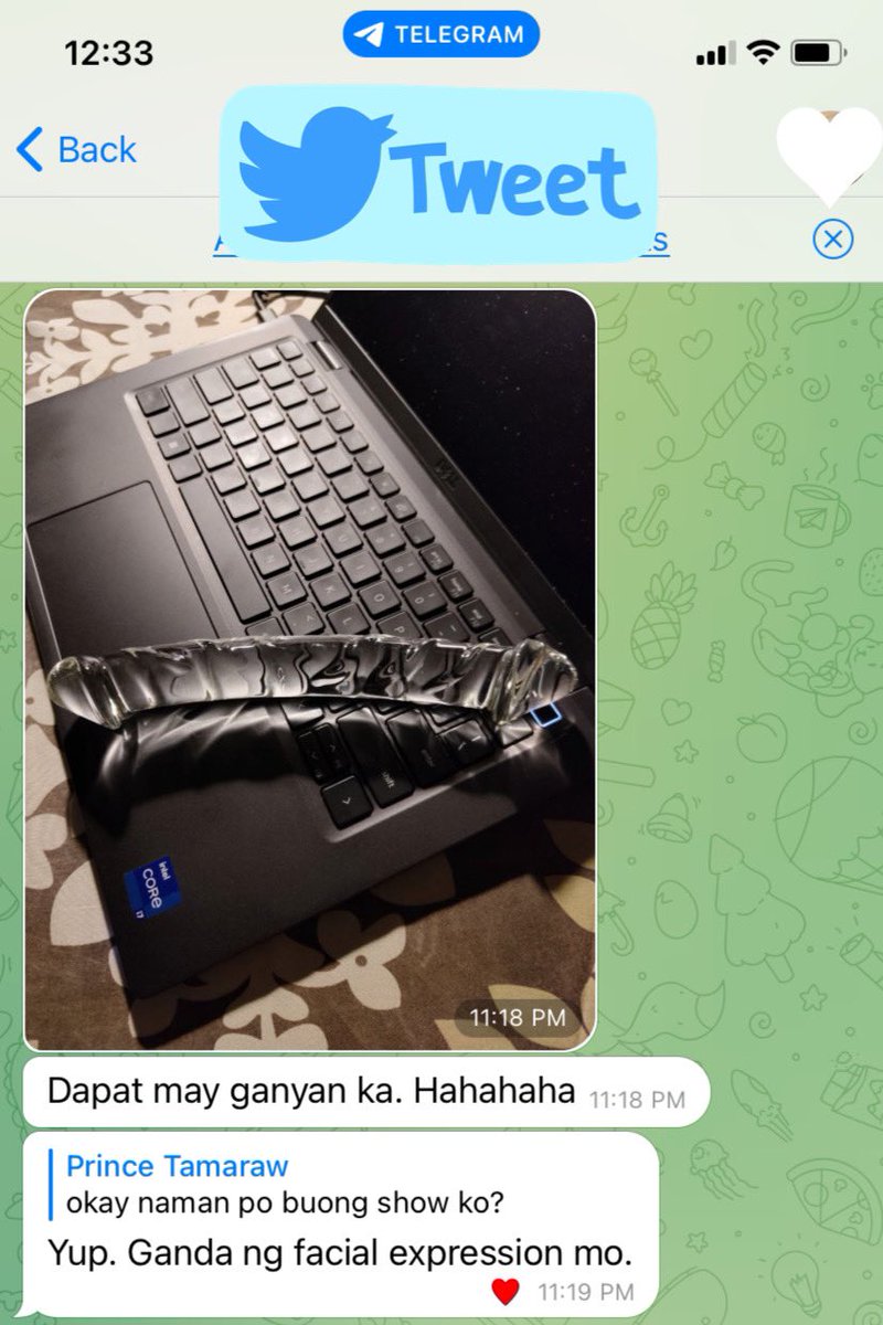 PrinceTamaraw's tweet photo. My regular client for sex service was curious and he wants to try what I am doing in a live camshow and here's the client's feedback π₯° thank you for availing my live cam show π #DMforRates https://t.co/EAU8d22Zas