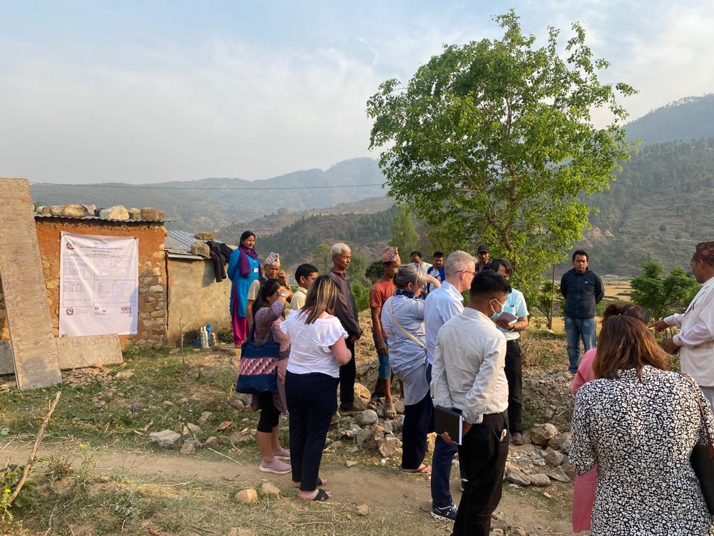 NCCSPGoN's tweet photo. A team led by Development Director of BEK/FCDO Ms. Pippa Bird visited Simta Rural Municipality in Surkhet on 19 April 2023 to observe the ongoing collaboration amongst implementing partner organisations and field implementation progress.#BEK https://t.co/RzdcHfAXU4