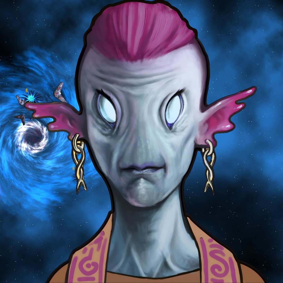StarSonata's tweet photo. Ready to explore the universe? ๐ We just interviewed Devanar, an Paxian who loves exploring new worlds and learning about different species. He also enjoys helping pilots map the universe on behalf of the Paxians. #Exploration #AlienEncounters #StarSonata https://t.co/bWgV0JppuX