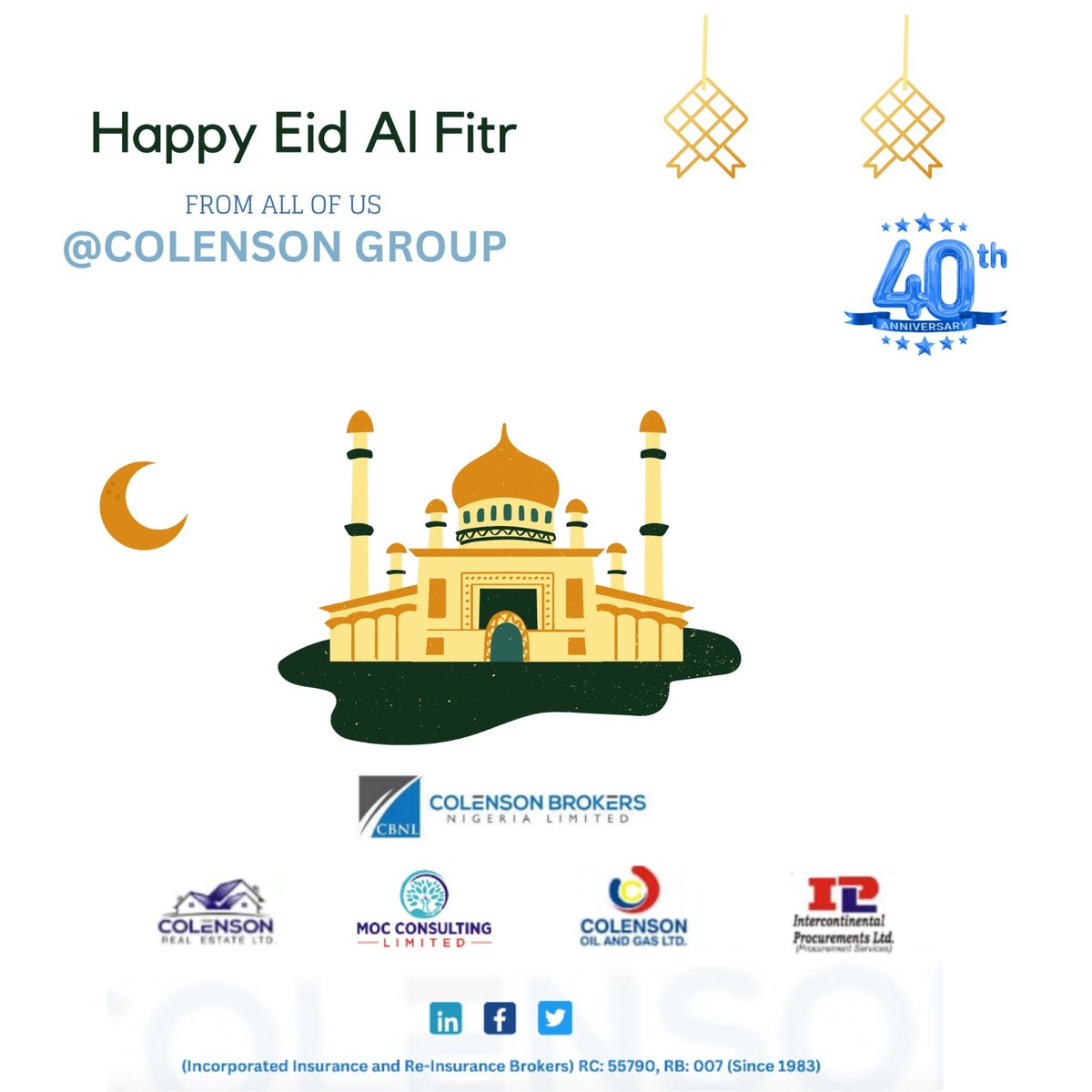 We extend our congratulations to our Muslim brethren on the occasion of Eid al Fitr.
#EidMubarak

#HappyEid

#EidCelebrations

#EidAlFitr

#FestivalOfBreakingFast

#EidJoy

#MuslimFestival

#BlessedEid

#EidFamilyGathering

#EidTraditions