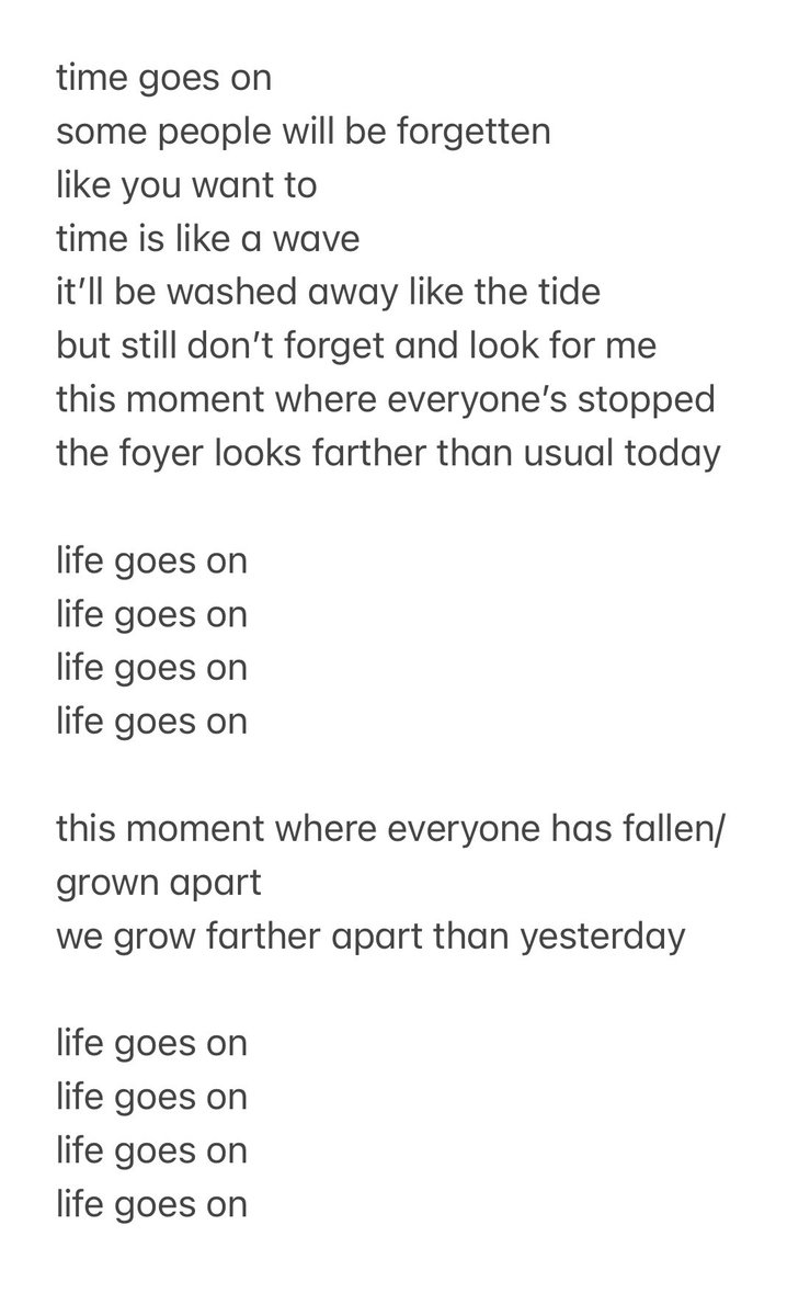 loopmyg's tweet photo. Life Goes On - English Translation https://t.co/qFCa49tZmK