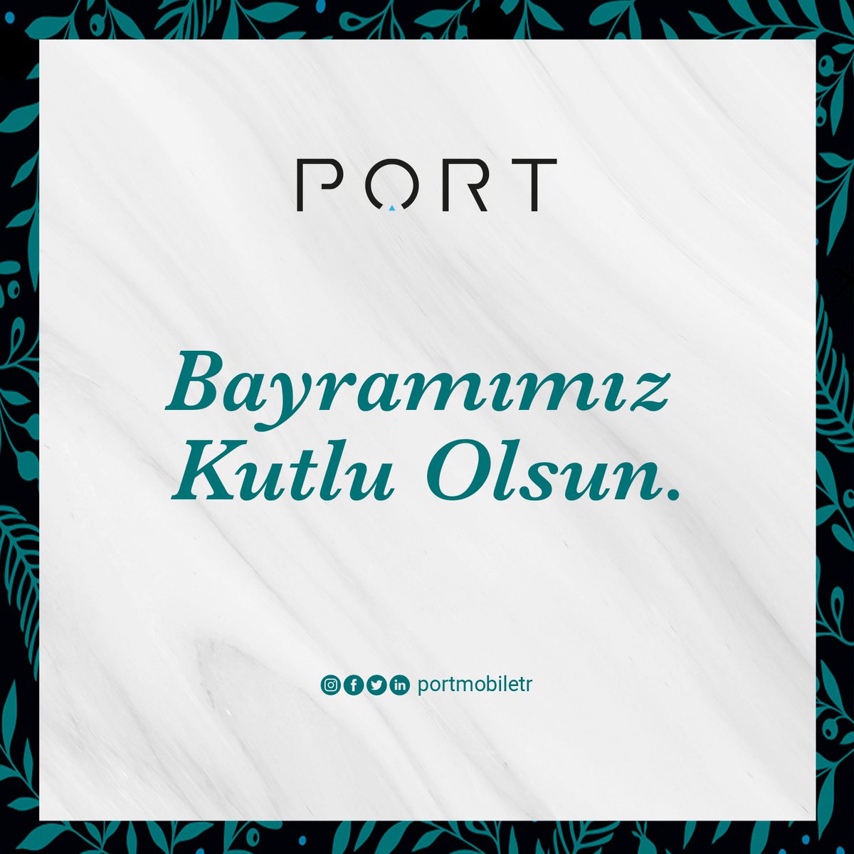 portmobiletr's tweet photo. Aileniz ve sevdiklerinizle birlikte sağlıklı, mutlu ve huzur dolu bir bayram dileriz.

Ramazan Bayramımız kutlu olsun. https://t.co/9pPG7dqVj0