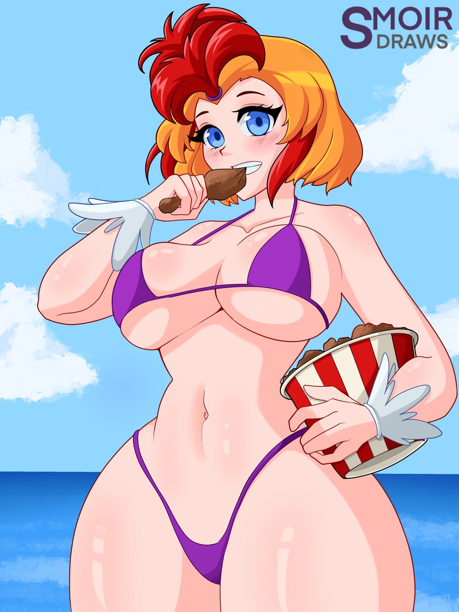 Commission finished! 
Thank you so much  <a href="/MondayNyquil/">Goodzilla 🔞</a> ! 

#Tart from #EtoRangers

#animegirl #commission #nsfw #nsfwartists