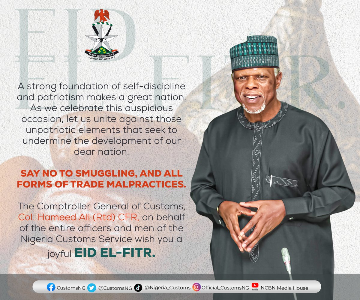 NIGERIA CUSTOMS tweet media