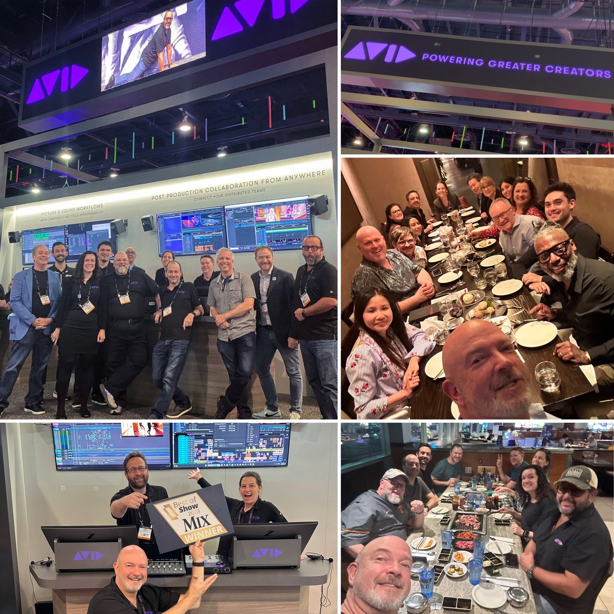 NAB 2023 has wrapped and it was great to SEE friends and work colleagues from @Avid and @ACEFilmEditors as well as our resellers and partners, as well as presenting some of the new enhancements with @MediaComposer. Thank you all for a fantastic show! #NAB2023