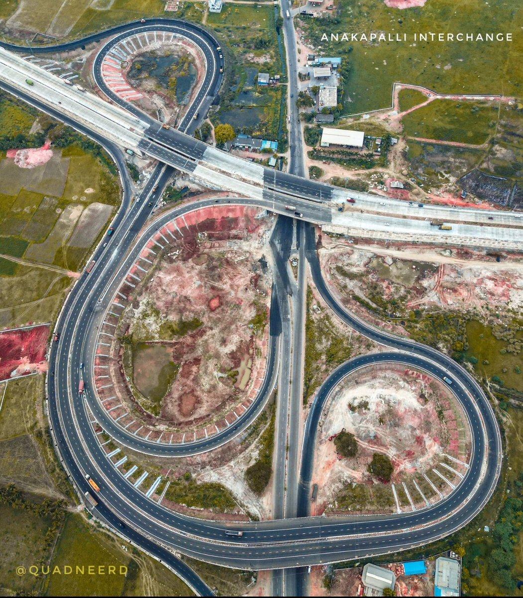 TheINIofficial's tweet photo. The beautiful Anakapalle interchange on #Vizag ORR

The upcoming Raipur-Vizag #Expressway will also begin from Vizag ORR.

@ysjagan #AndhraPradesh #Highway #Vishakhapatnam https://t.co/KOqqCI8wKW