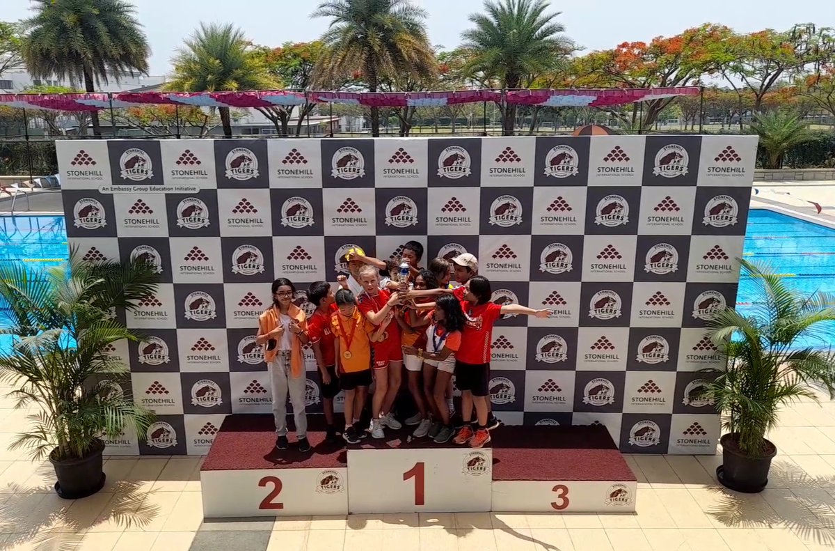 JohnWBrowne's tweet image. Lots of parents were cheering us on yesterday as we hosted the U9 and U11 BAASC swim meet @Stonehill_SIS. Bangalore International School, Canadian International School, TRIO and Stonehill were competing across 24 events. Both our U9 and U11 teams won their competitions #SISlearns
