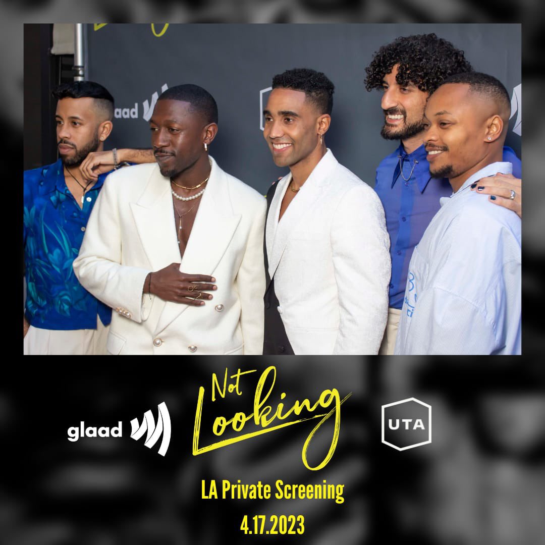 notlooking_ts's tweet photo. LA Private Screening in Partnership w/ @glaad &amp; @unitedtalent - 4.17.2023
#NotLooking #ShareBlackStories https://t.co/3kbndZTfh6