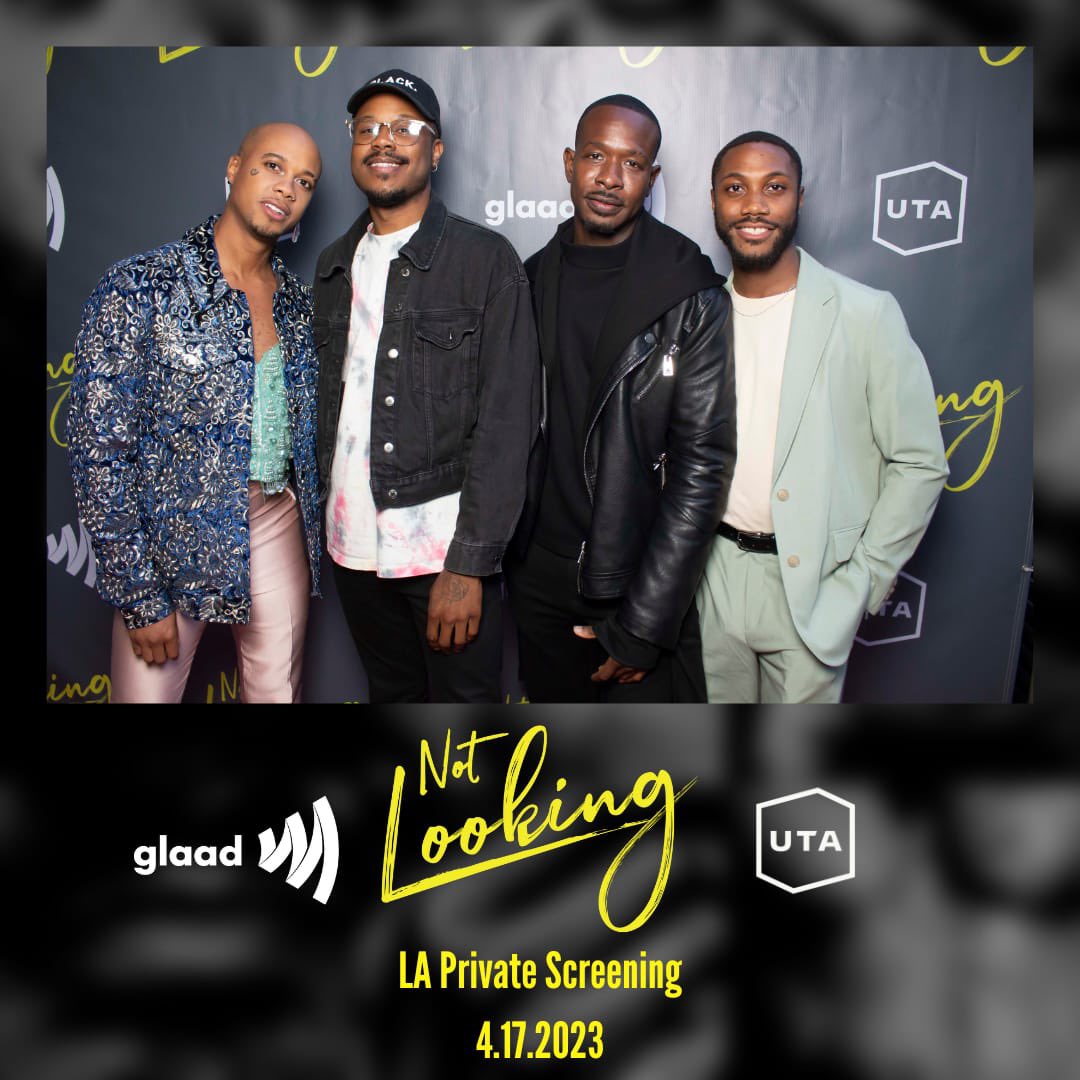 notlooking_ts's tweet photo. LA Private Screening in Partnership w/ @glaad &amp; @unitedtalent - 4.17.2023
#NotLooking #ShareBlackStories https://t.co/3kbndZTfh6