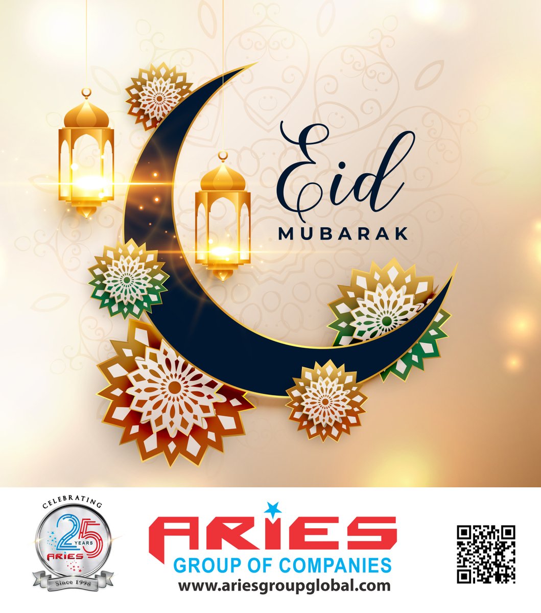 Ariesgroupglob's tweet photo. May this Eid bring you peace, prosperity, and success in all your endeavors. Eid Mubarak from #AriesFamily!!

#Eid #eidmubarak #eidmubarak2023 #EidAlFitr #happiness #prosperity #success #eidcelebrations #ariesgroup https://t.co/gDFhuJVDn4