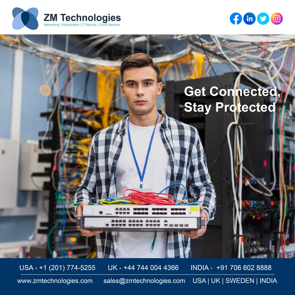 TechnologiesZm's tweet photo. Unlock the full potential of your network with ZM Technologies' Networking Solution. Our customised solutions ensure seamless connectivity &amp; maximum uptime, giving you the competitive edge you need. Supercharge your network right away.
https://t.co/2zsZnDyUHq
#networkingsolution https://t.co/VJa6hLFrJF
