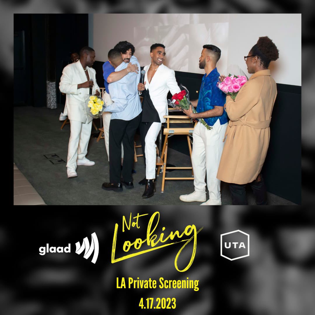 notlooking_ts's tweet photo. LA Private Screening in Partnership w/ @glaad &amp; @unitedtalent - 4.17.2023
#NotLooking #ShareBlackStories https://t.co/hqGW0mHtvd