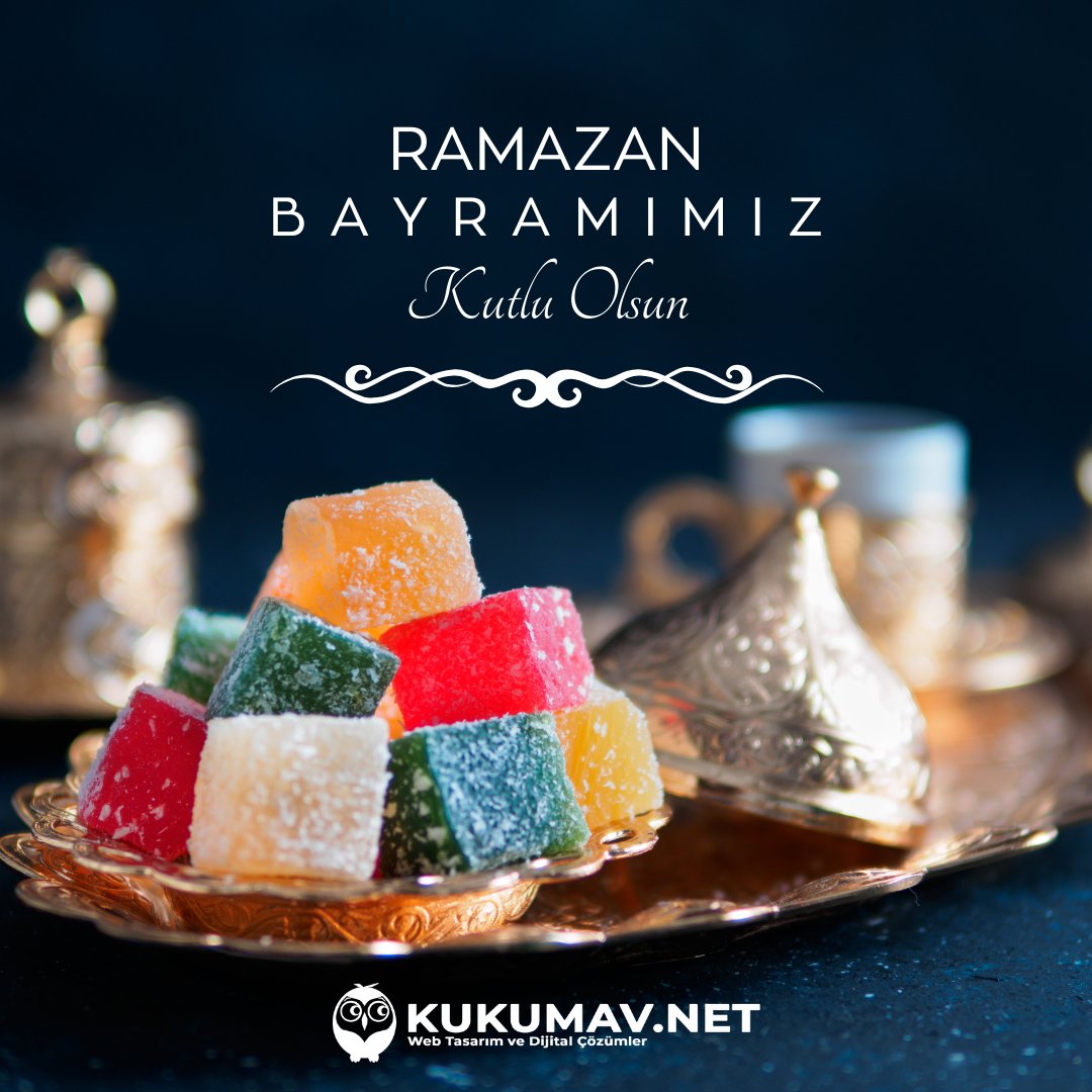Ramazan Bayramımız kutlu olsun, iyi bayramlar.🍬
 #RamazanBayramı