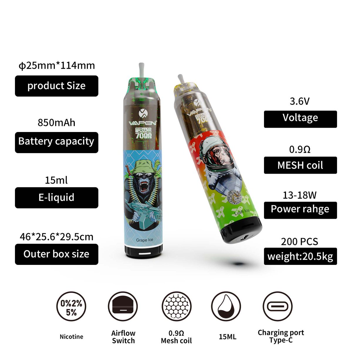 vapenlabs's tweet photo. VAPEN Tornado 7000puffs💨 - the ultimate vaping experience!With its advanced oil-core separation structure, this device ensures maximum liquid immersion and penetration🌪️. #VapeLife #VapeNation #VAPEN #Tornado7000puffs #NoMoreLeaking #UltimateVapingExperience https://t.co/Qm1rKfXPOW