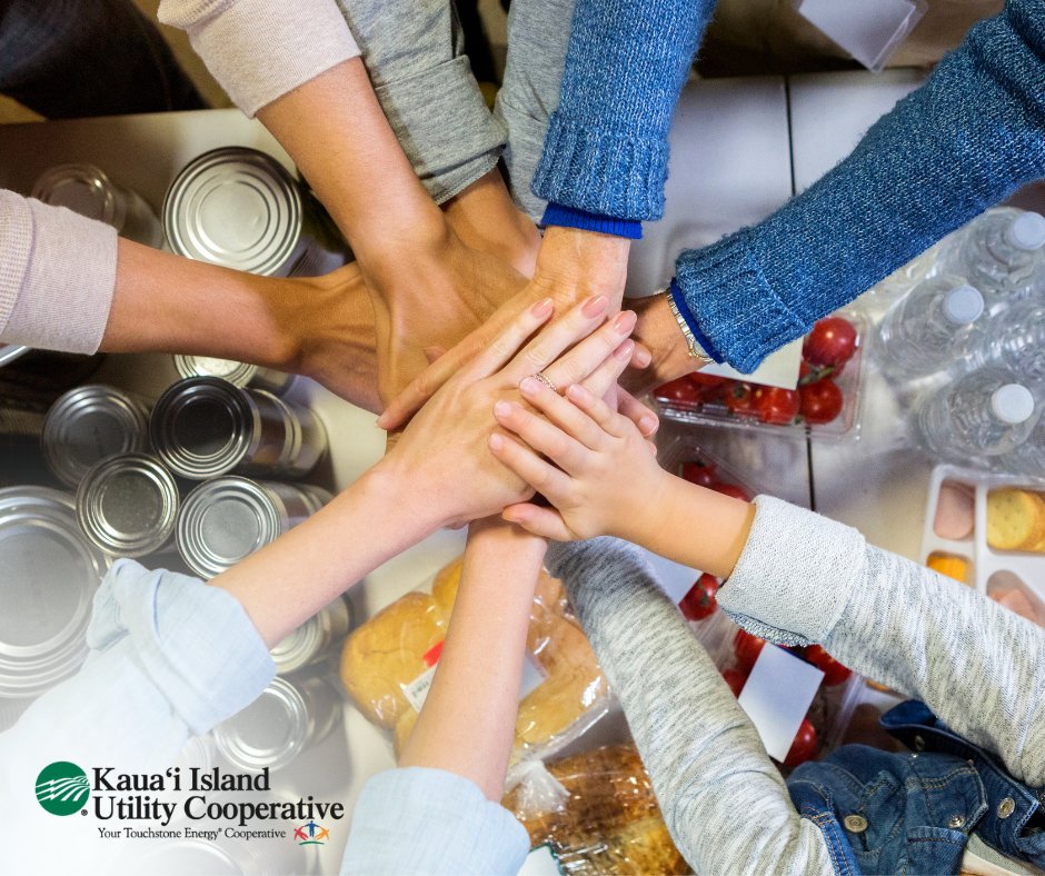 KIUC's tweet image. KIUC has always been and will always be community centered. The communities we empower are part of our family. We thank everyone who takes the time to care for our community by donating your time, efforts, and talents! #concernforcommunity