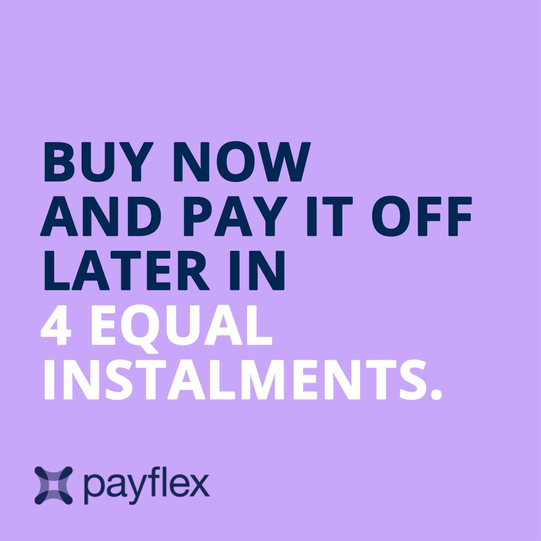 We’ve partnered with Payflex/// Buy now. Pay later. 

@PayflexZA