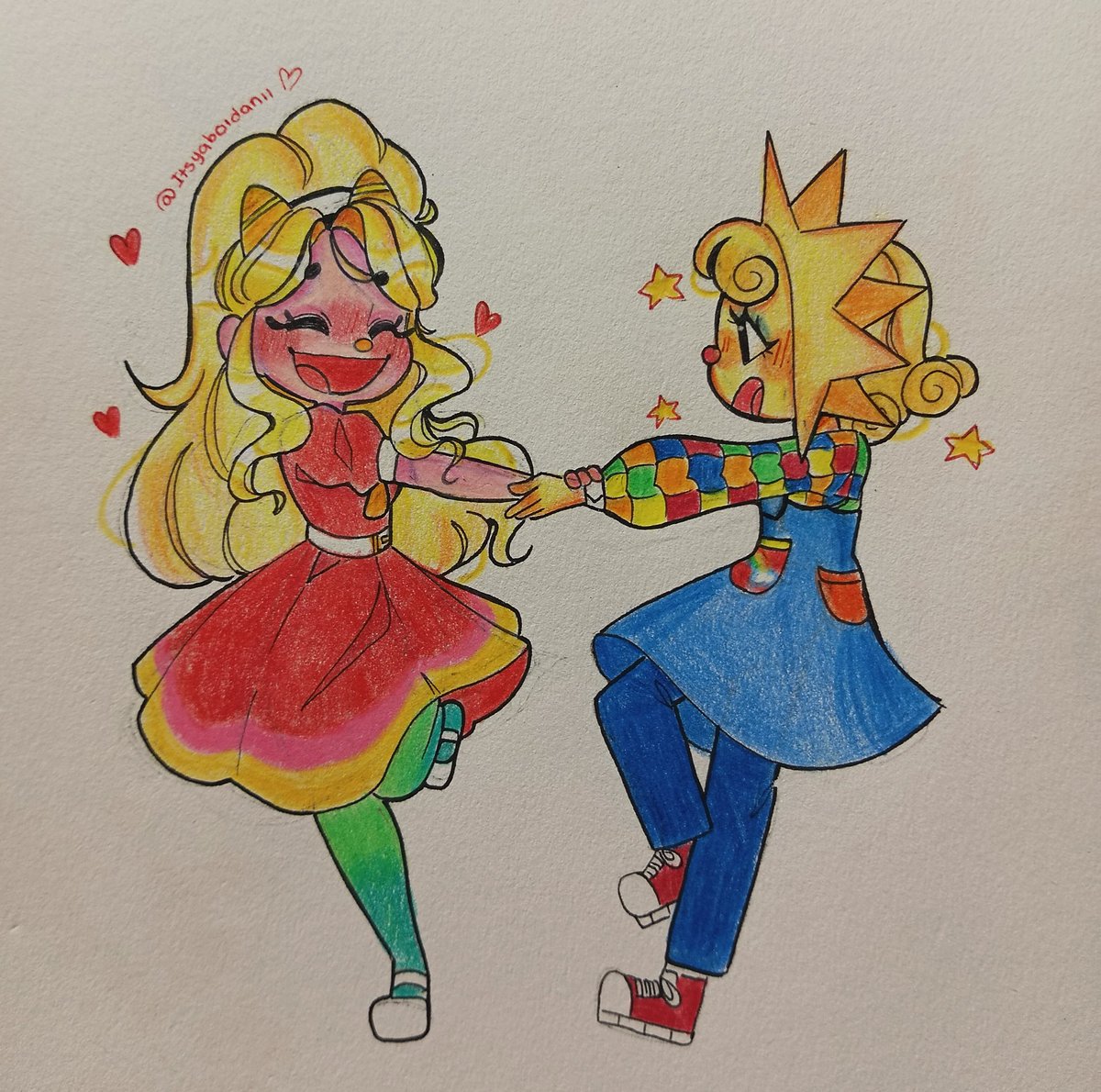 ArtbyDanii's tweet photo. Our "sunflower" 🌸☀️💞
.
.
#WelcomeHome #welcomehomefanart #welcomehomepuppetshow #WelcomeHomeArt #juliejoyful #sallystarlet #traditionalart #lesbeans https://t.co/9Y8vMO8cLF