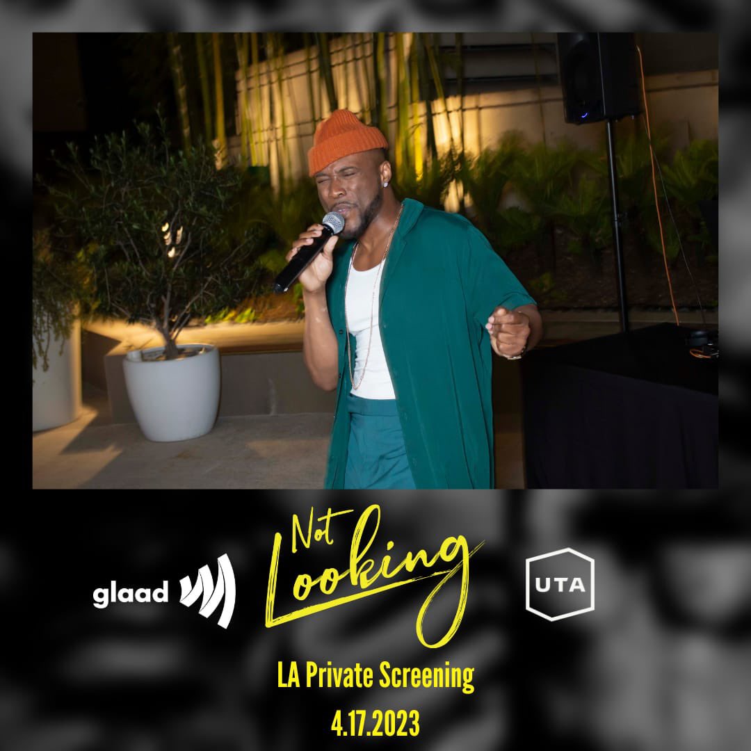 notlooking_ts's tweet photo. LA Private Screening in Partnership w/ @glaad &amp; @unitedtalent - 4.17.2023
#NotLooking #ShareBlackStories https://t.co/fWfYLQudg8