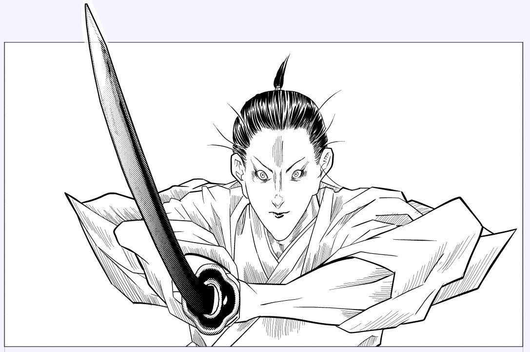 源内は士族なので帯刀が許されているのじゃ 