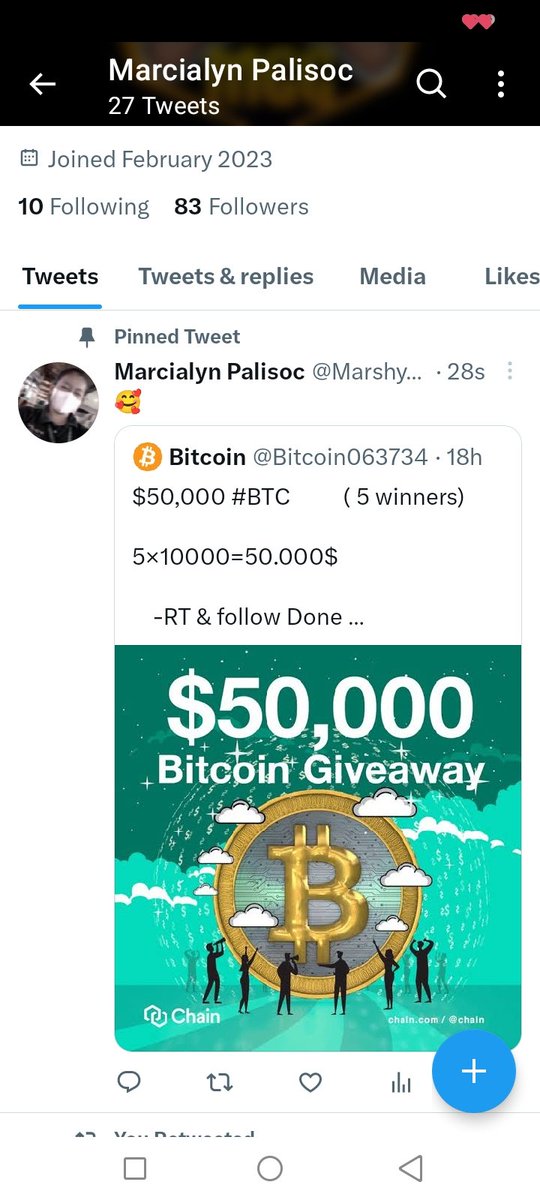 Marshymatician's tweet photo. @Bitcoin063734 Done https://t.co/LJOiIaA3RI