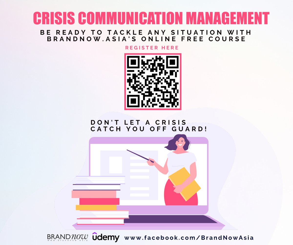 Be ready to tackle any situation with Brandnow.asia's crisis management online course! Learn about crisis communication and planning for free.
#crisiscommunication #planning #freecourse