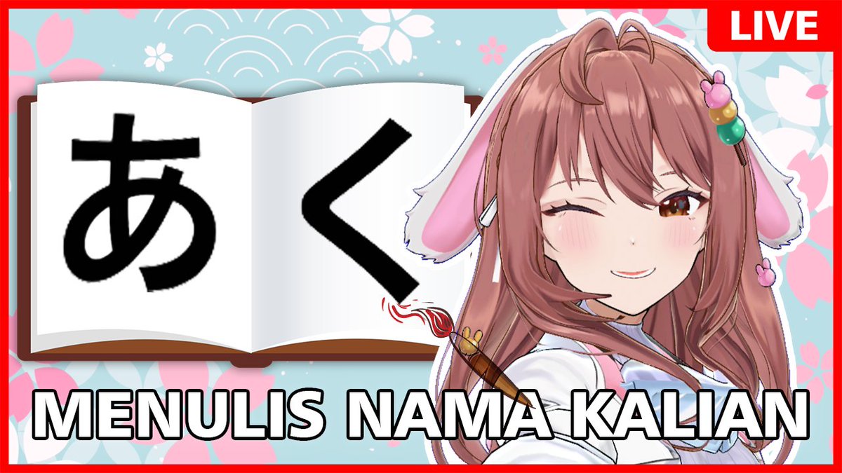 MaiAKAVirtual's tweet photo. Siapa yang namanya mau ditulis sama idol kelinci paling SEISO!?
⏰ hari ini 16:30 WIB
https://t.co/OrwZPhTznq
#MaiLIVEStream https://t.co/4WTASrN1uc