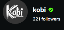 Kobi 🖤 tweet media