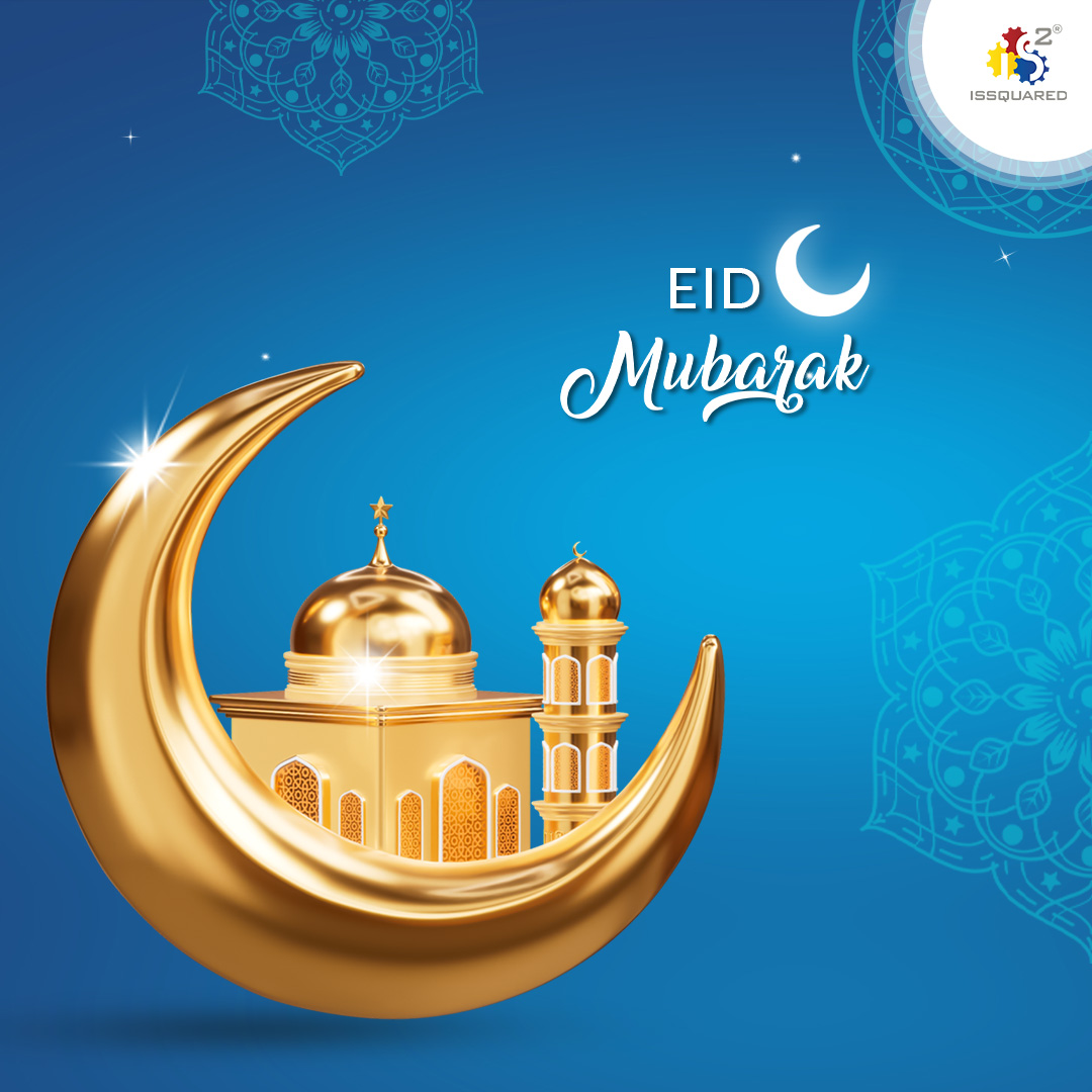 IssquaredInc's tweet photo. #ISSQUARED wishes you and your family a wonderful #Eid with peace, health, and prosperity. 

#EidMubark #Eid2023 #EidalFitr https://t.co/j64rGq4Hmt