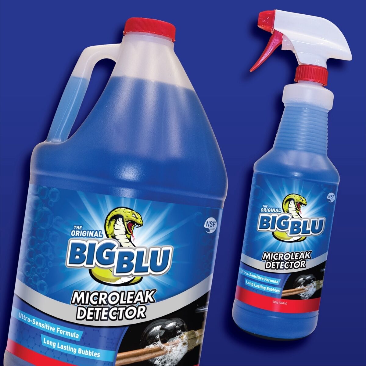 Viper Big Blu - the original and best leak detector solution.
• Capable of detecting micro gas leakage as small as 18.5 grams per year
• Finds leaks in AC systems, air brake systems, charge air-coolers, inlet manifolds + more
• Trusted by technicians worldwide