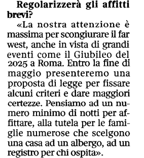 È un errore, ministro <a href="/DSantanche/">Daniela Santanchè</a>, si fidi.