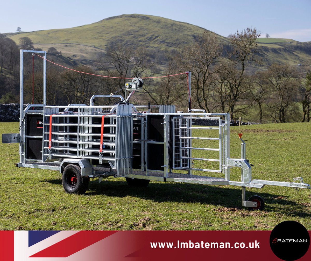 LMBateman79's tweet photo. ๐ #LMBateman Sheep Trailer ๐
Mobile sheep system featuring polypropylene-clad race with four-way drafting. Drafting via a two-way shedding gate on the front of the race and two spring-loaded drafting gates in the race. https://t.co/FDusIInYFd