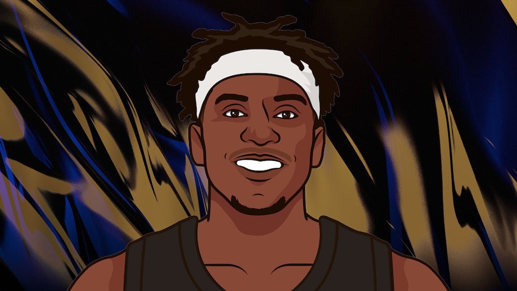 WarriorsMuse's tweet photo. The FIRST player in NBA History to record exactly 4/20 on 4/20! 😂

Only other player to record those exact numbers in a Playoff game? Dennis Rodman. https://t.co/fcD0icG792