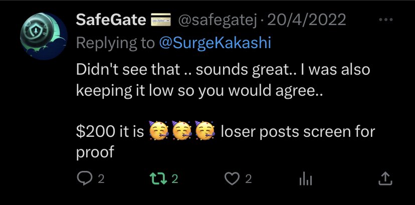 SurgeKakashi's tweet photo. Still waiting @safegatej 

#SAFEMOON  #SAFEMOONARMY #SAFEMOONSCAM #SAFEMOONBLOCKCHAIN 

#xUSD #XSurge. https://t.co/wbtE1rLevv