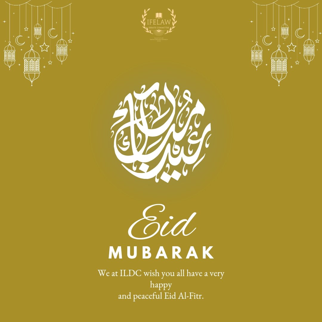 THE_ILDC's tweet photo. On this day of Eid al-Fitr, we wish you and your family all the blessings of Allah. May this season of Eid brings us peace, laughter and happiness. Eid Mubarak from all of us at ILDC.✨✨✨✨ https://t.co/jJxRajdMPP