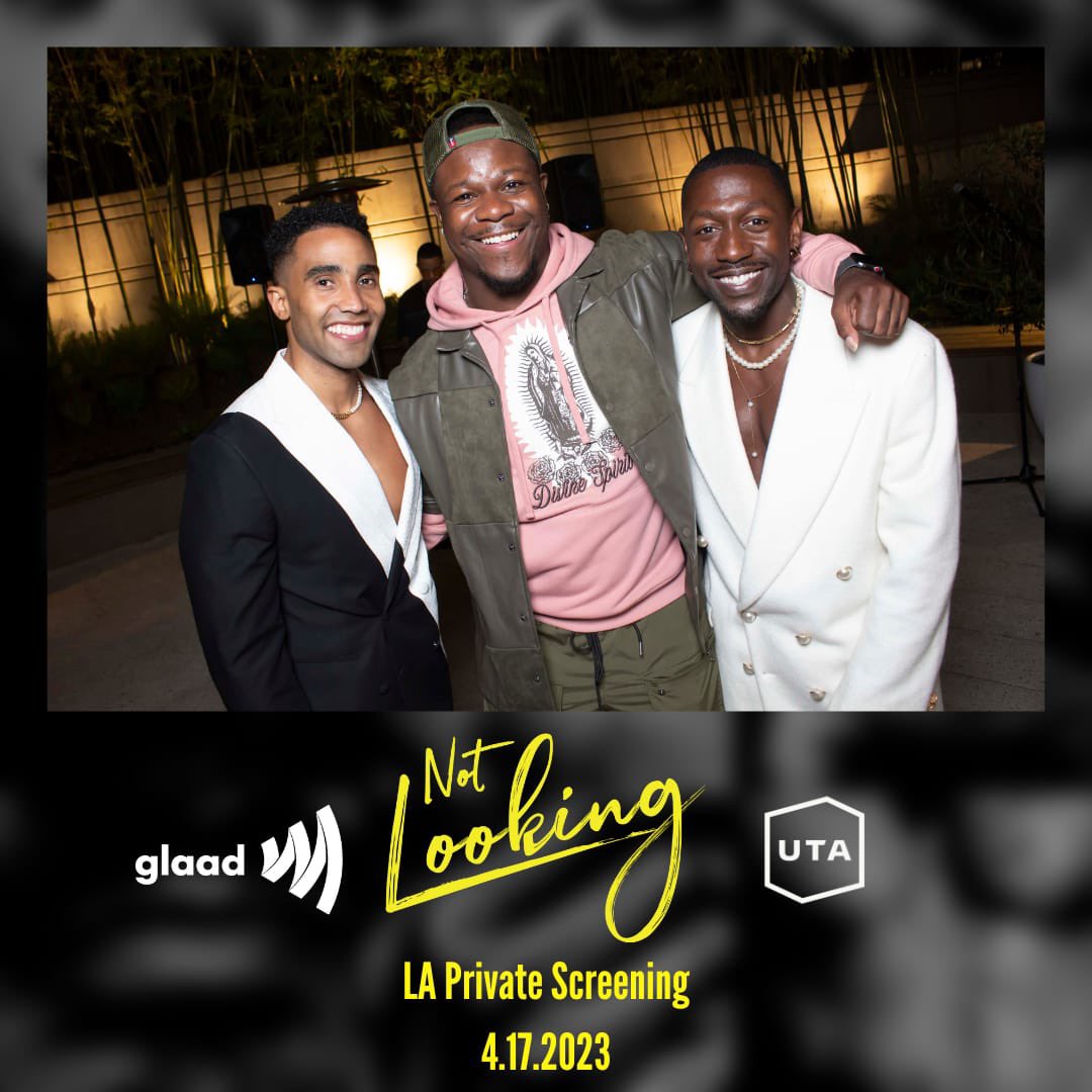 notlooking_ts's tweet photo. LA Private Screening in Partnership w/ @glaad &amp; @unitedtalent - 4.17.2023
#NotLooking #ShareBlackStories https://t.co/huNZbHH55I