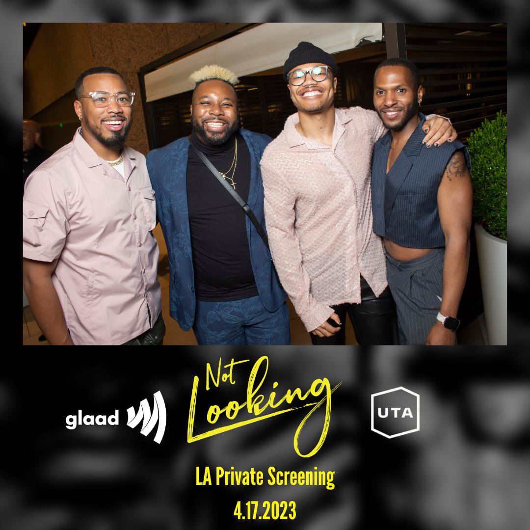 notlooking_ts's tweet photo. LA Private Screening in Partnership w/ @glaad &amp; @unitedtalent - 4.17.2023
#NotLooking #ShareBlackStories https://t.co/huNZbHH55I