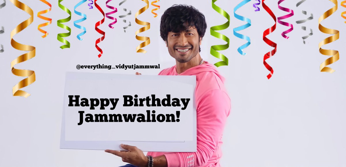 Vaishalij05's tweet photo. Happiest Birthday dear @ParthJani710 !! Wishing you lots of good wishes on this special day! 

@VidyutJammwal, celebration time!! https://t.co/e6tmLE59Uh