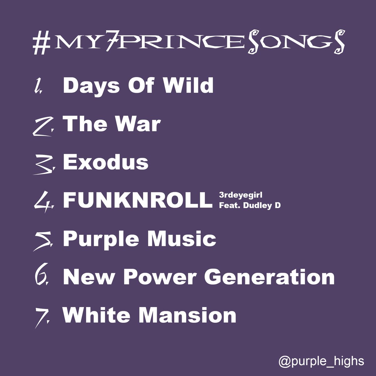 Purple Highs: Chronicling The Days of Wild tweet media