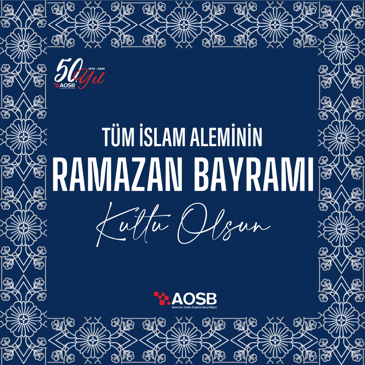adanaosb's tweet photo. Ramazan Bayramının güzelliğini ve bereketini yaşadığınız, sevdiklerinizle birlikte nice bayramlar dileriz. https://t.co/Tv2tGfaxwn