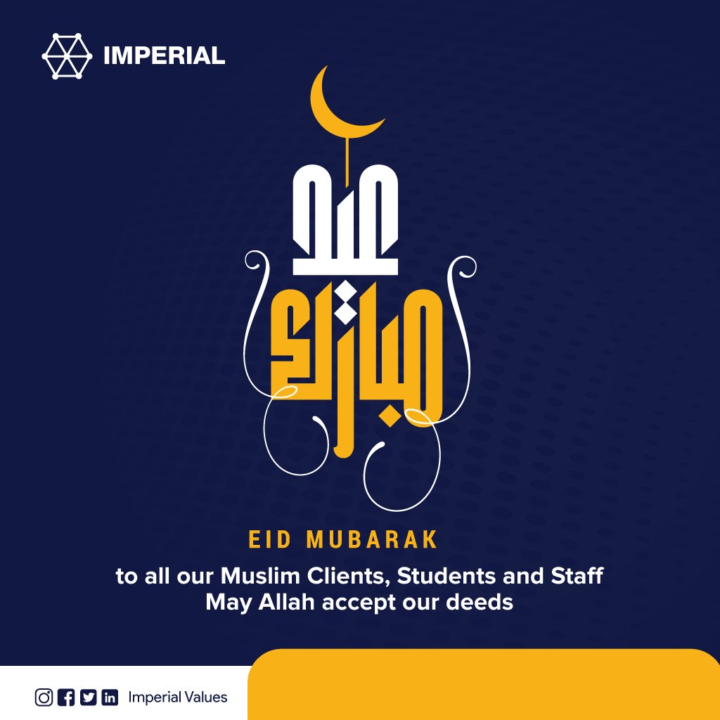 From us at all you all, Eid Mubarak