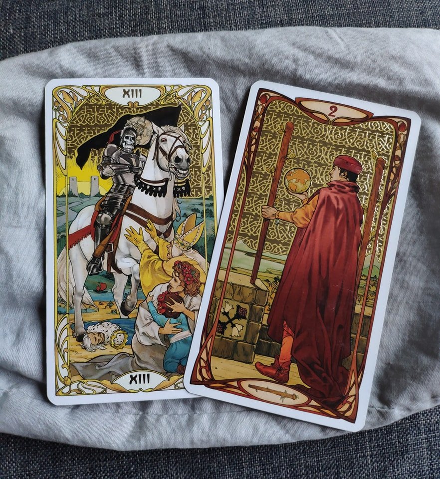 📷 Good morning everyone, I hope all is well with you, here is today's cards of now ''Death '/' Two of wands'. 📷 These cards suggest that looking at how to make some important changes, could really benefit your current position. #tarot #tarotcards #tarotcardoftheday #tarotonline