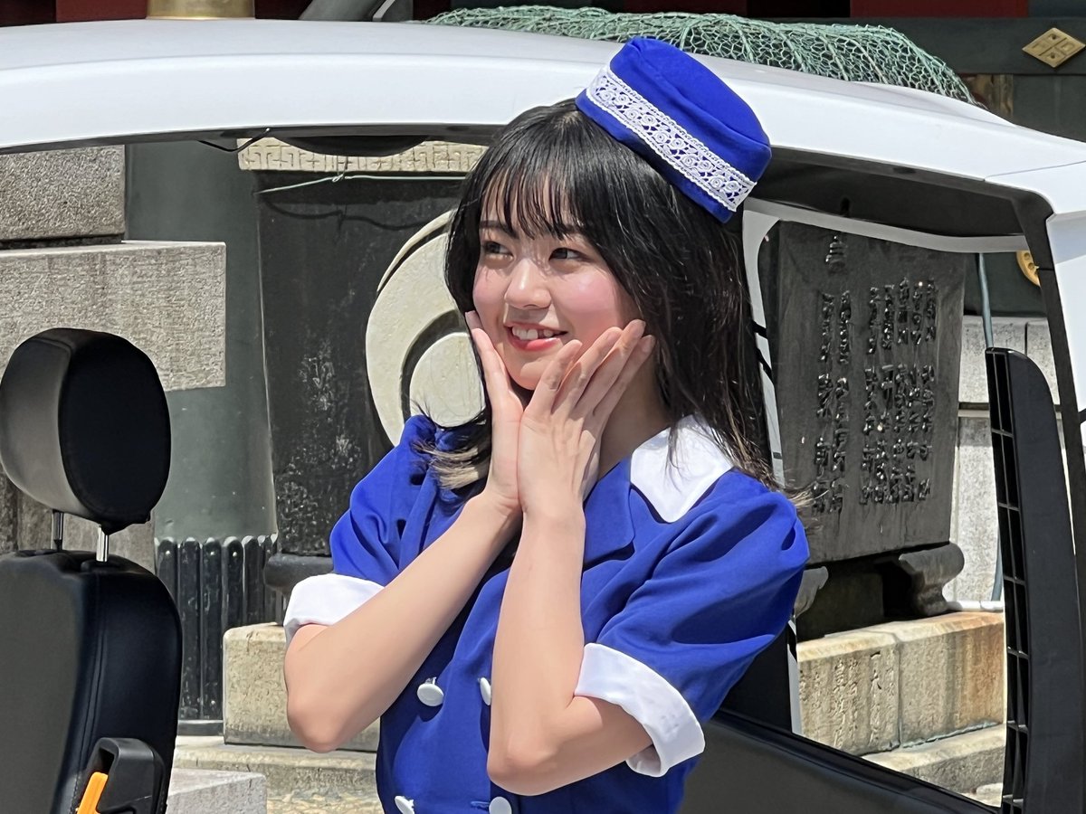 55Yyu's tweet photo. 「かるちべいと」の神田明神での撮影イベント参戦その2は一ノ瀬華ちゃん😄
#かるちべいと
#アキバNow
#evtokyo 
#一ノ瀬華
#はな https://t.co/IRJvmqpKXY
