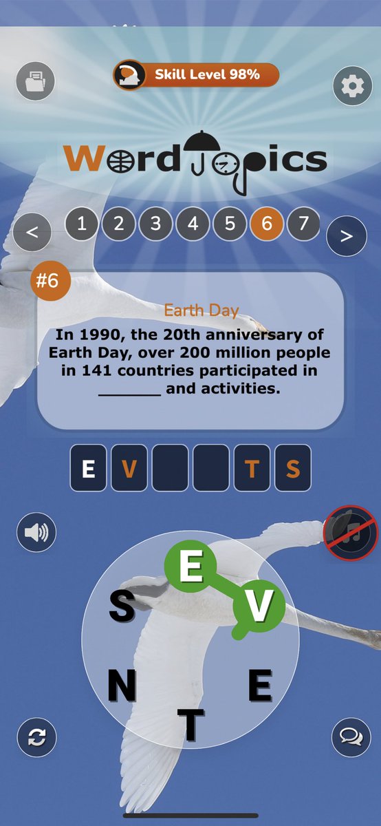 Celebrate Earth Day and learn its history in WordTopics' Free Puzzle Of The Day! onelink.to/wordtopics #trivia #puzzle #anagram #EarthDay #environment #climate #EarthDay2023