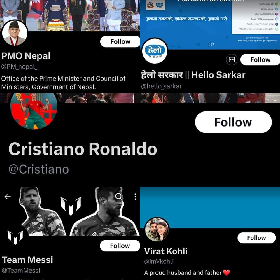 RONBupdates's tweet photo. Twitter has removed official verification Badge from many previously Legally verified (Unpaid) official accounts. https://t.co/k9dfOm0HH9