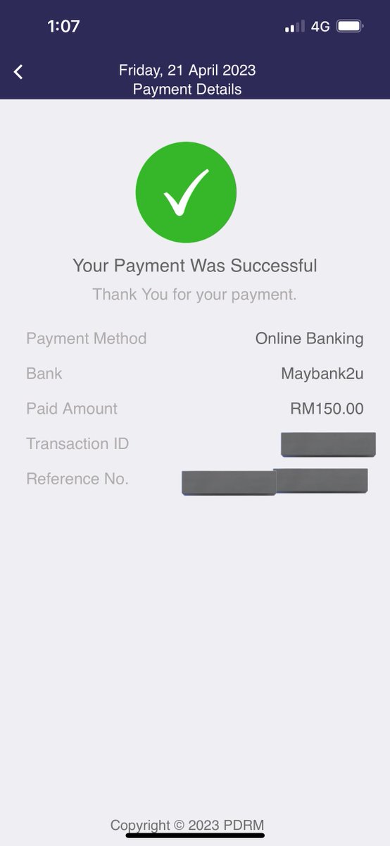 Alhamdulillah! Settle bayar saman Rahmah. Semua saman jadi RM50 ja each, termasuk saman masa ops sikap last year. Terima kasih PMX!!