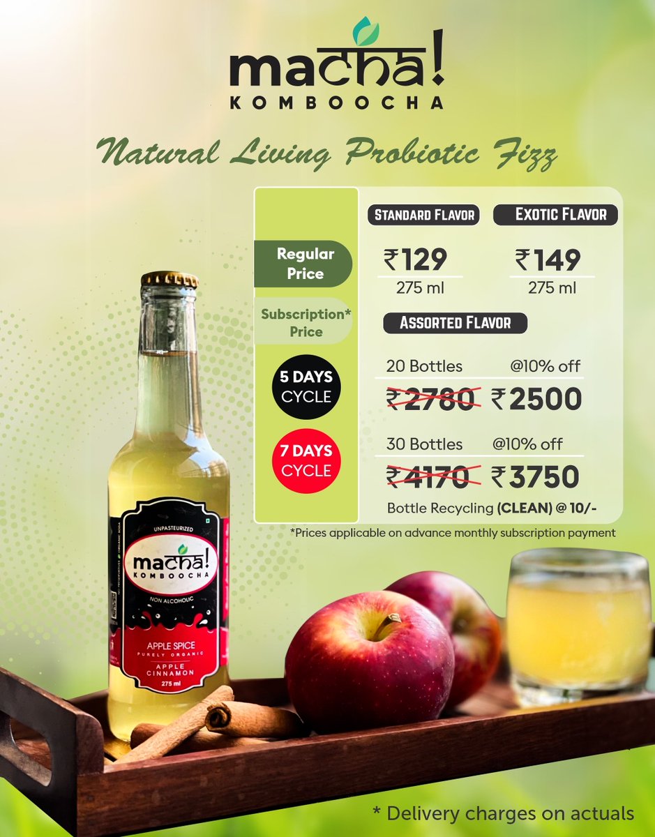 KombuchaMacha's tweet photo. We are now taking pre-orders for may. Our subscriptions are a hassle free way to keep the brew coming. Custom brewed for your taste and schedule delivery as per your lifestyle.  Pre- Order Now for additional 10% of on our subscriptions.

cha https://t.co/u95ztEJBdS