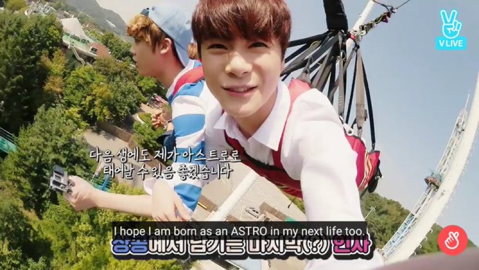 jinjinologist's tweet photo. moonbin: I hope I am born as an ASTRO in my next life too. 

😭😭😭😭😭😭😭 https://t.co/gAp57ORXoy