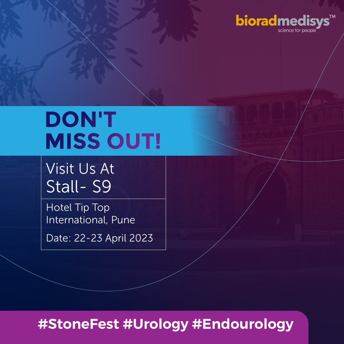biorad_medisys's tweet photo. Experience live surgical demos by a renowned urologist using the latest Biorad's endourology equipment, including the Indoscope ACE, at Stone Fest in Pune on 22-23 April. Don't miss out! Visit us at stall S9.
#StoneFest #Urology #Endourology #experience #pune #bioradmedisys https://t.co/tDjgXxJgyV