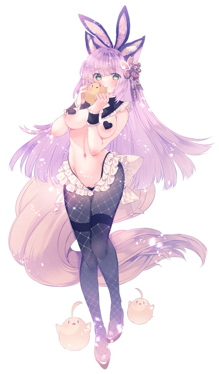 逆バニー「花月ちゃん逆バニー(*˘︶˘*).。.:* #アズールレーン #花月 」|むーのイラスト